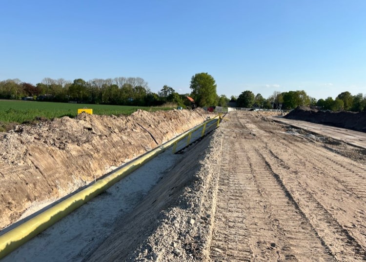 Update herstelwerkzaamheden na lekkage pekeltransportleiding bij Zuidwending